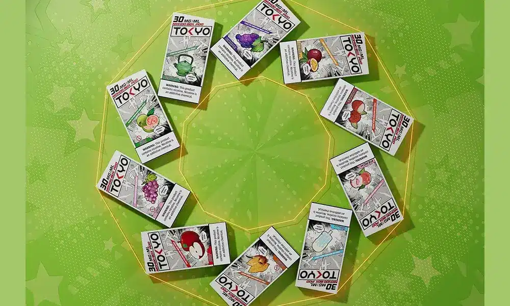 【龍井茶味】Tokyo Mohoo Pod 魔盒煙彈 3顆装可抽10天 12ml 買3送主機 10000口-1