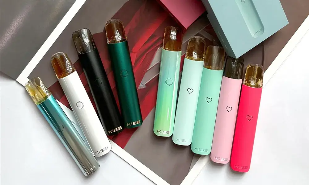 【寶寶綠】鎧斯Kiss電子煙桿 適配一代煙彈 雙模式啵啵桿-1