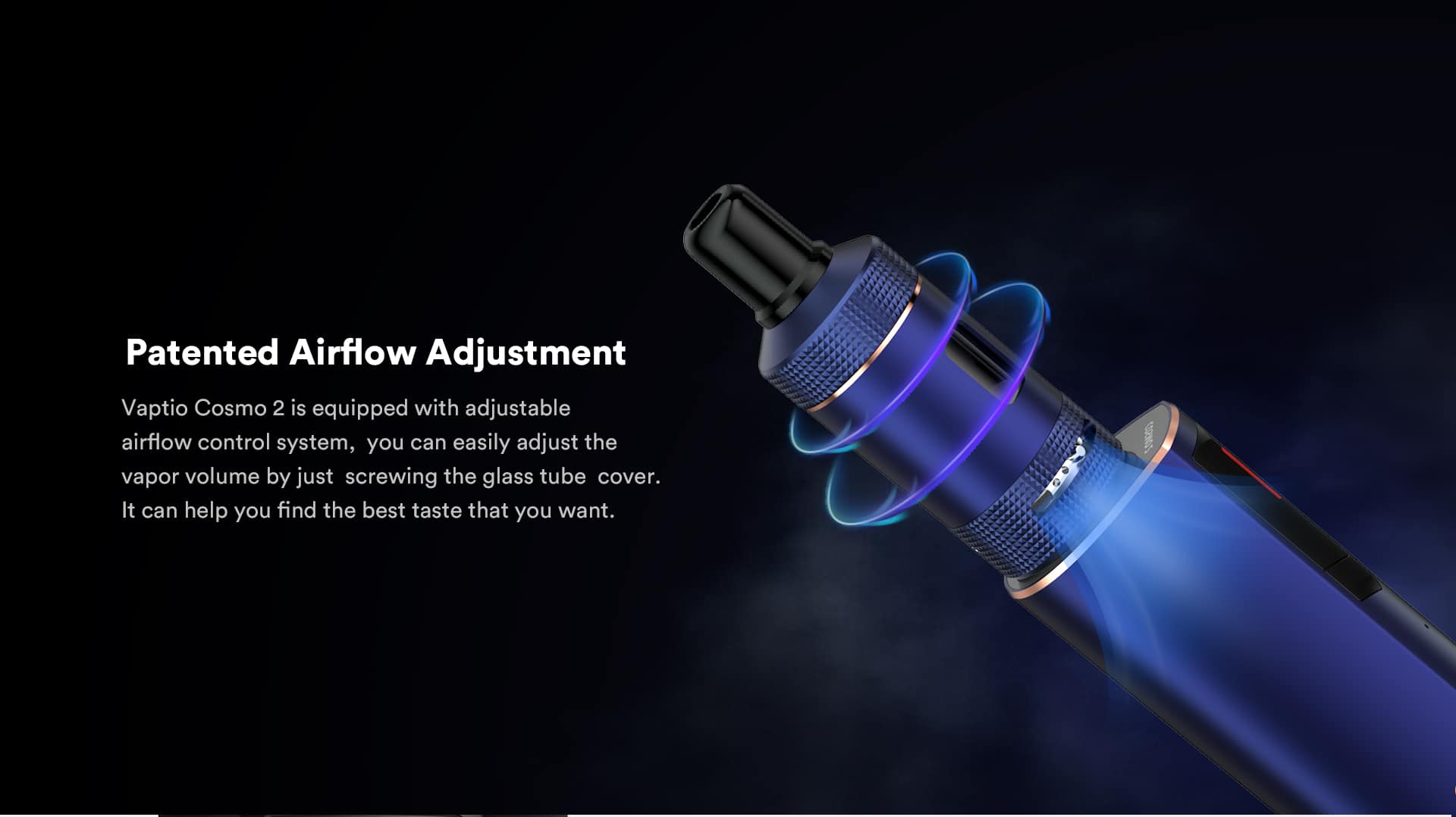 VAPTIO COSMO 2 KIT套裝|2000mAh電池|三段輸出調整|Type-C快充電子煙主機-1 VAPTIO COSMO 2 KIT套裝|2000mAh電池|三段輸出調整|Type-C快充電子煙主機-1