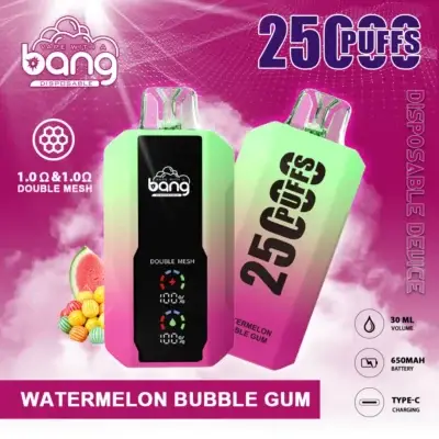 Bang 25000 Puffs｜超大屏幕可充電拋棄式電子煙 超大容量一次性煙桿-1